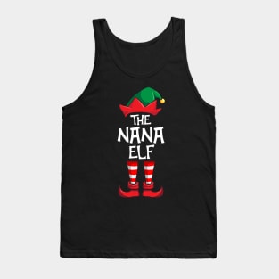 Nana Elf Matching Family Christmas Tank Top